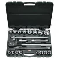 Werkzeug 3/4" Steckschlüssel-Satz, 21-tlg.