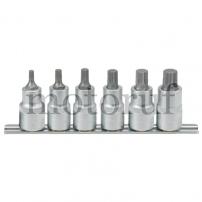 Werkzeug 1/2" Bit-Stecknuss-Satz für Vielzahn (XZN®)-Schrauben, 6-tlg., M5-M14