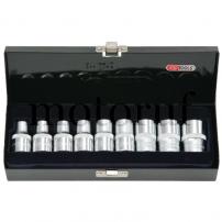 Landtechnik 1/2"  TX-E-Stecknuss-Satz, 9-tlg., E10-E24