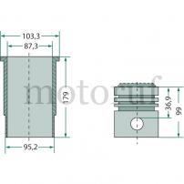 Classic Parts Kolbensatz kpl. 