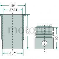 Classic Parts Kolbensatz kpl.
