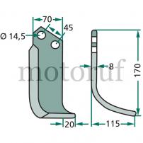 Garten und Forst Bogenmesser