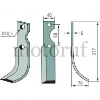 Garten und Forst Fräsmesser