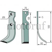 Garten und Forst Fräsmesser