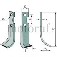 Garten und Forst Fräsmesser