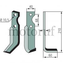 Garten und Forst Fräsmesser