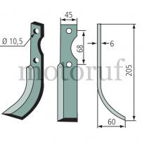 Garten und Forst Fräsmesser