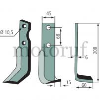 Garten und Forst Fräsmesser