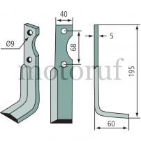 Garten und Forst Fräsmesser