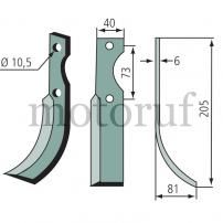 Garten und Forst Fräsmesser
