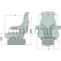 Landtechnik Sitz Maximo Dynamic DDS