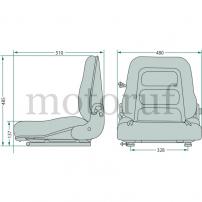 Landtechnik Staplersitz B 12