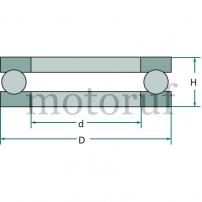 Werkzeug Axial-Rillenkugellager