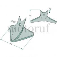 Landtechnik Gänsefußschar