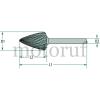 Werkzeug HM Spitzbogen-Frässtift Form G, 6mm