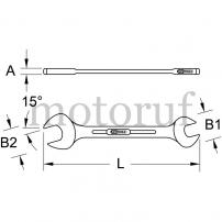 Werkzeug CLASSIC Doppel-Maulschlüssel, 30x32mm