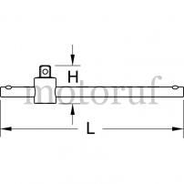 Werkzeug 3/4" T-Griff