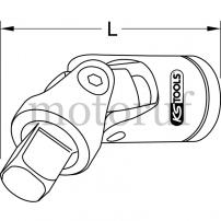 Werkzeug 3/8" Kardangelenk