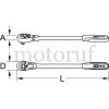 Landtechnik 1/2" Gelenk-Umschaltknarre, 45 Zahn
