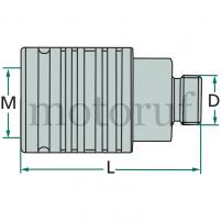 Landtechnik KM UDK 15L (M22x1,5) DN12-BG3