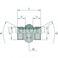 Landtechnik GA 1/4 M-BSP x 1/4 M-BSP