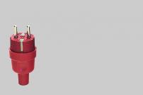 Garten Stecker Gummi rot