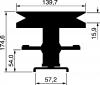Garten Messerantriebswelle p.f.AYP