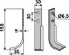 Garten Hackmesser E6 p.f. Holder
