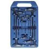 Ersatzteile Werkzeuge Steckschlüssel Katalog T-Griffschlüsselsatz für Innensechskantschrauben, 2x100-10x200mm, 9-tlg