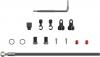 Sram  Disc Brake Hydraulic Hose Kit - Silver Banjo -2000mmBlk (inc. banjo, fittings) - XX,Juicy5/7/,Guide R/RS/RSC/Ult (B1),Guide T(A1), G2 RSC/ULT,Level 4Piston ULT/SLV(C1), MAVEN ULT/SLV (A1) LEVER CLAMPS
