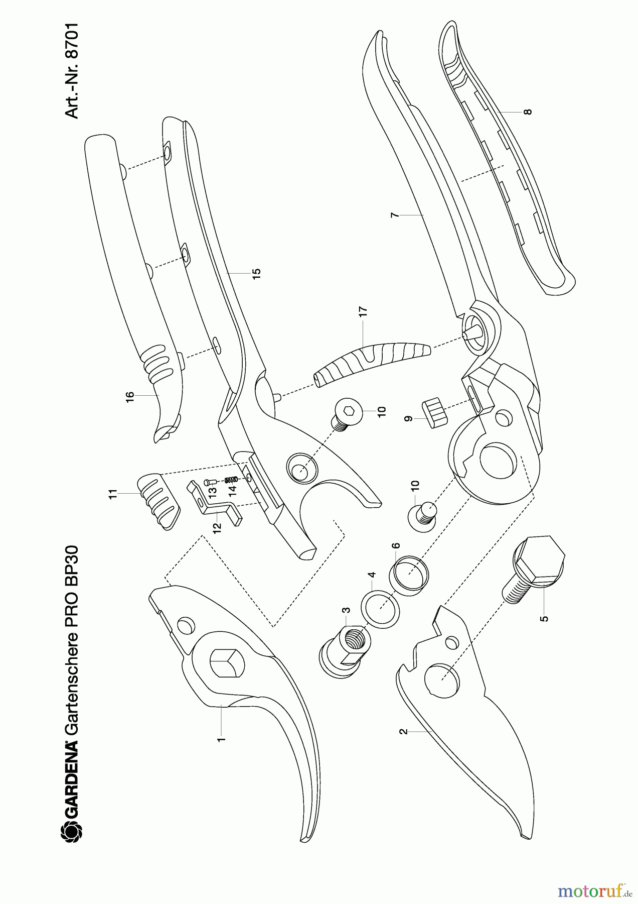 Gardena Gartenschere Gartenschere BP 30