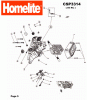 Homelite Benzin CSP3314 (06.2004 -12.2010) Ersatzteile Tank