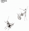 Homelite Benzin CSP4016 (10.2004 -12.2010) Ersatzteile Starter