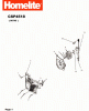 Homelite Benzin CSP4518 Ersatzteile Starter