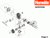 Homelite Benzin HCS3335A Ersatzteile Seite 2