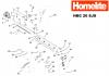 Homelite HBC26SJS Ersatzteile Seite 1