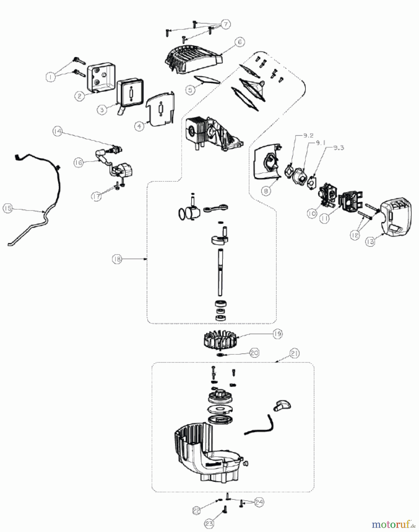  Homelite Laubbläser, Laubsauger HBL26BV, 2011090804, Baujahr 2011 Seite 2