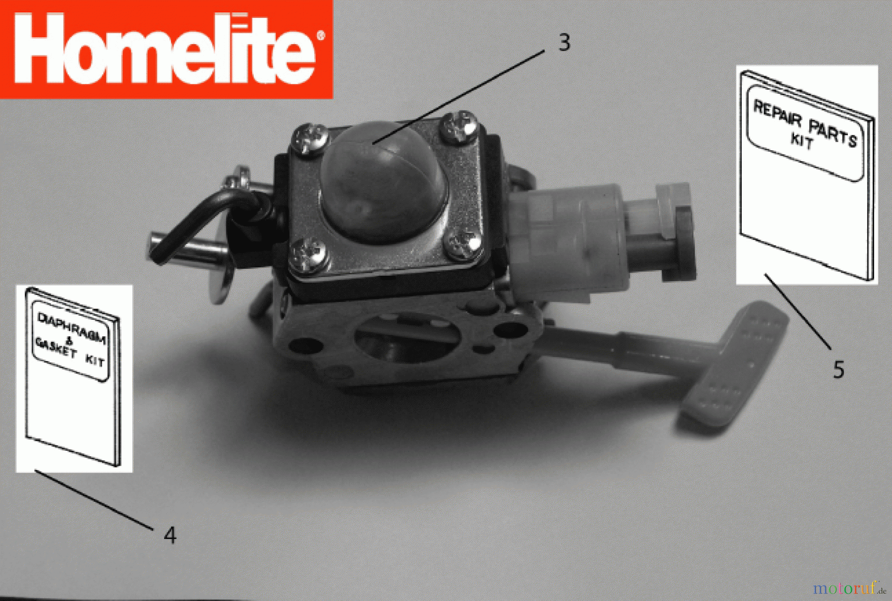  Homelite Laubbläser, Laubsauger HBV30 Vergaser Version 2