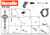 Homelite HPW2200 Ersatzteile Seite 1