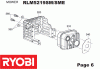 Ryobi Benzin RLM5219SME Ersatzteile Auspuff