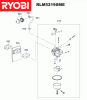 Ryobi Benzin RLM5219SME Ersatzteile Vergaser