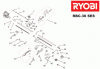 Ryobi Benzin RBC30SES Ersatzteile Seite 1