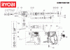 Ryobi Bohrhämmer Ersatzteile CRH1801M