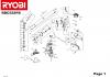Ryobi Benzin RBC52FSB Ersatzteile Seite 1