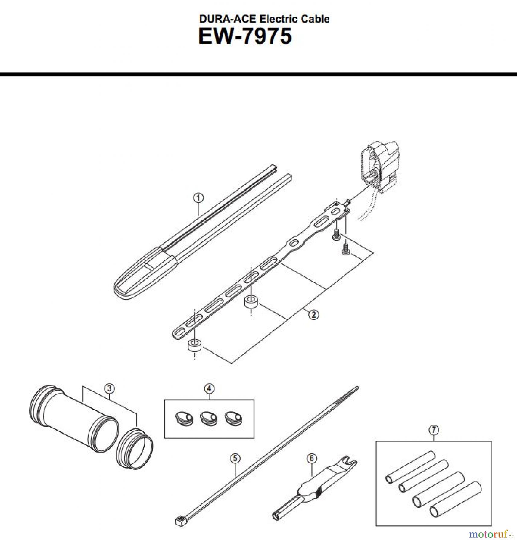 Shimano EW Elektrische Kabel EW-7975 2902B