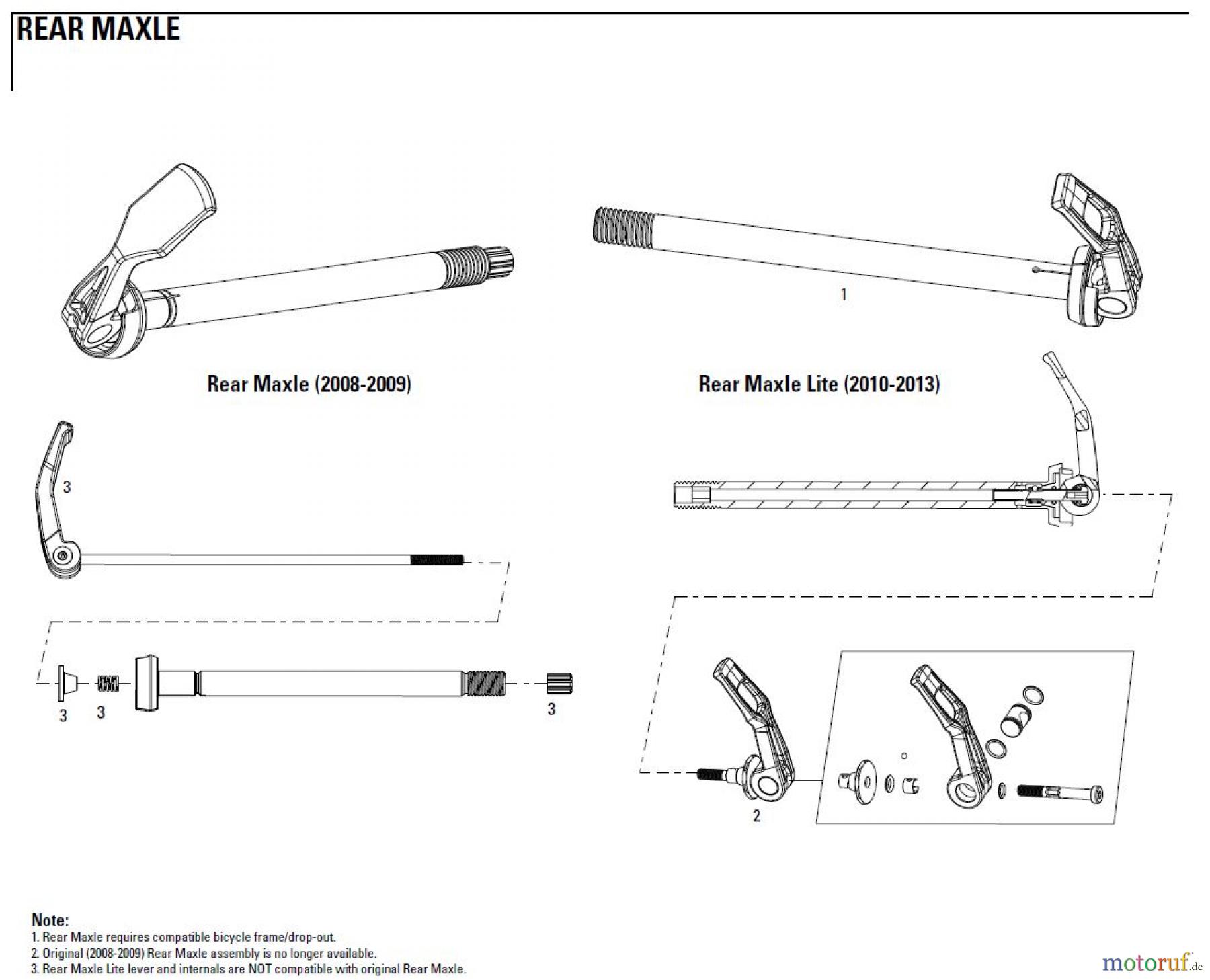 Sram RockShox REAR MAXLE