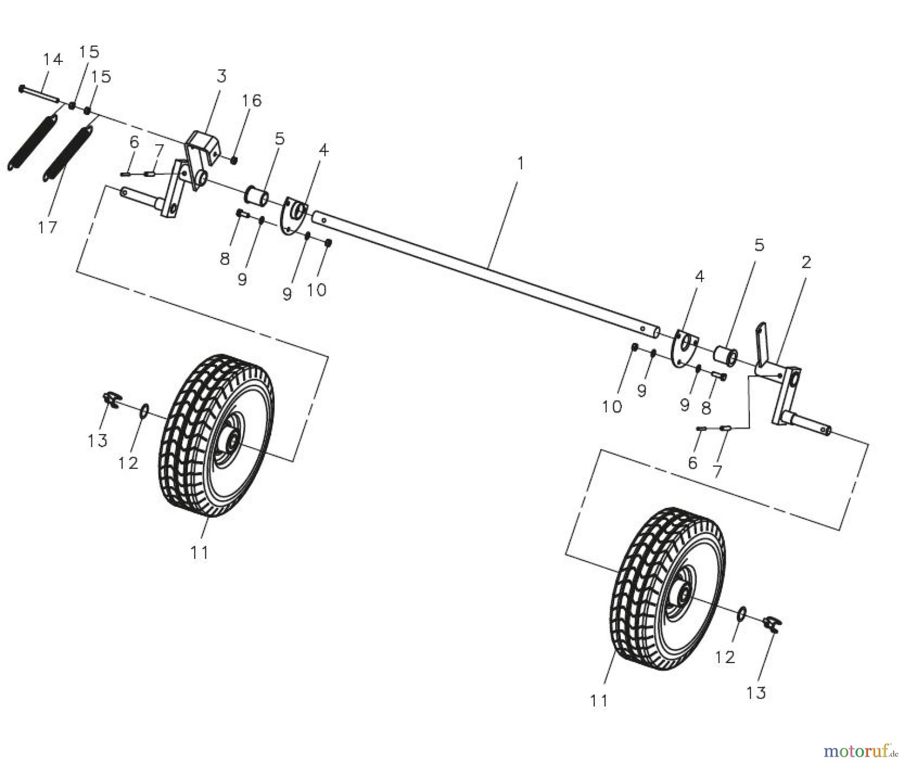 Tielbürger Vertikutierer tv920 Achse