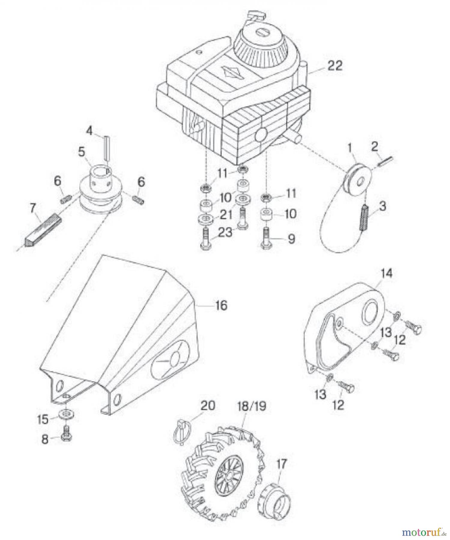  Tielbürger Wiesenmäher t25 Motor
