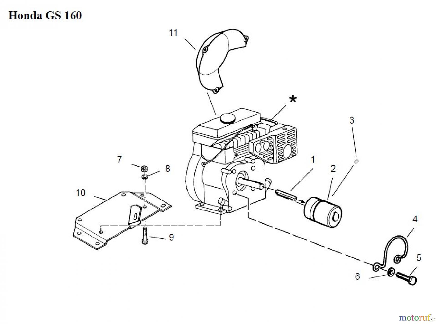 Tielbürger Wiesenmäher t45H Motor