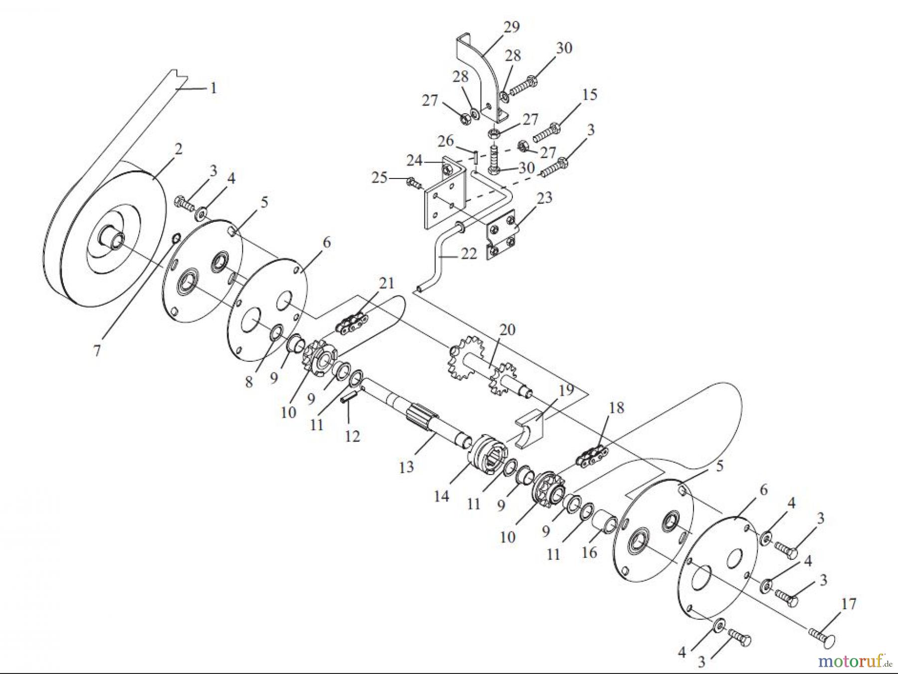  Tielbürger Wiesenmäher t60 Getriebe